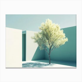 Tree In A Room Canvas Print