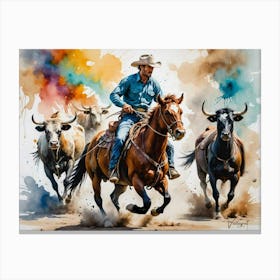 Wild West 12 40x30in12000x9000px 48 Canvas Print