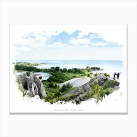 Scarborough Bluffs, Toronto, Canada Canvas Print