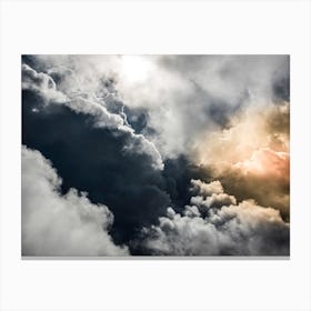 Cloudy Sunlight Canvas Print