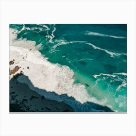 Amazing Color Of The Sea And Ocean In South Africa Canvas Print