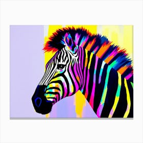 Colorful Zebra Toile