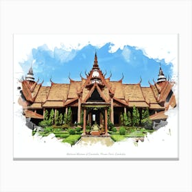 National Museum Of Cambodia, Phnom Penh, Cambodia Canvas Print