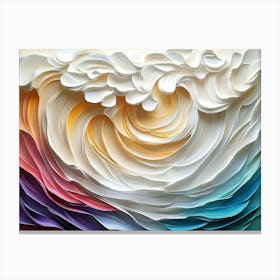 Paper Art 12 Canvas Print