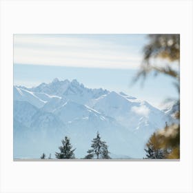 Snowy Mountains Canvas Print