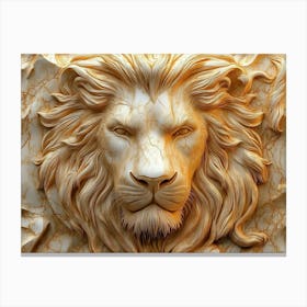 Lion Head 5 Canvas Print