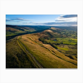 Aerial View Of The Dales 16 Canvas Print