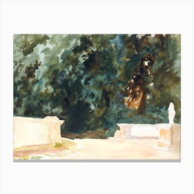 Terrace And Gardens (1907), John Singer Sargent Canvas Print