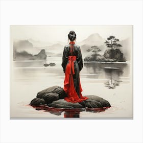 Asian Woman Canvas Print