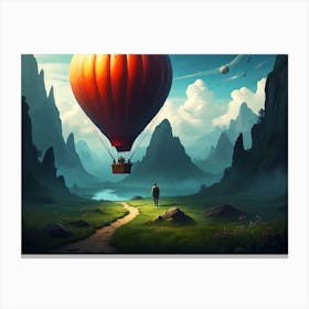 Hot Air Balloon Canvas Print