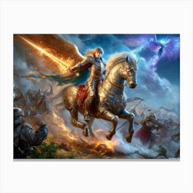 Call of War Canvas Print