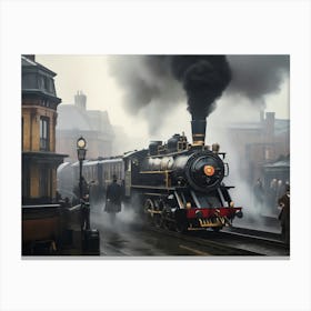 Steam Train 3 Canvas Print