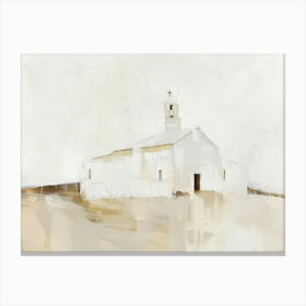 White Church Canvas Print Canvas Print