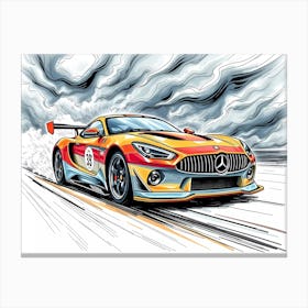 Mercedes Gt3 Canvas Print