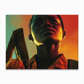 Young African Man Canvas Print