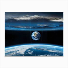 Earth From Space Canvas Print