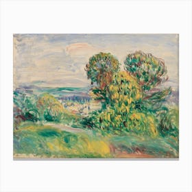 Landscape, Pierre Auguste Renoir 1 Canvas Print
