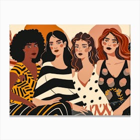 Group Of Women 26 Canvas Print