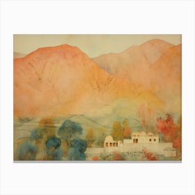 Mountain Village 15 Canvas Print