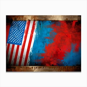 American Flag 3 Canvas Print