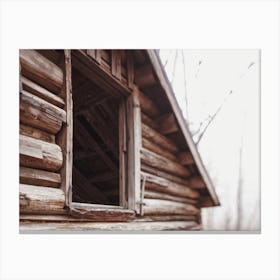 Open Cabin Window Canvas Print