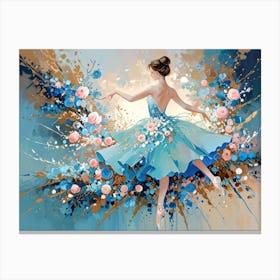 Ballerina Painting Canvas Print