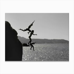 The Dive Canvas Print