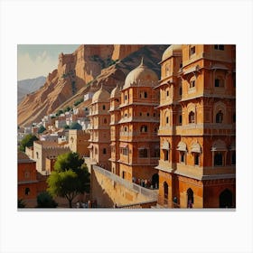  Jaipur City 1  Canvas Print