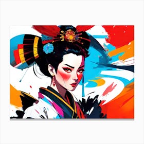 Asian Woman 10 Canvas Print