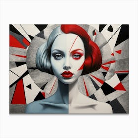 'The Girl With Red Hair' Canvas Print