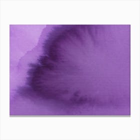 watercolor washes painting art abstract contemporary minimal minimalist emerald purple magenta office hotel living room 4 Canvas Print