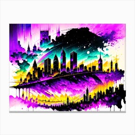City Skyline 1 Canvas Print