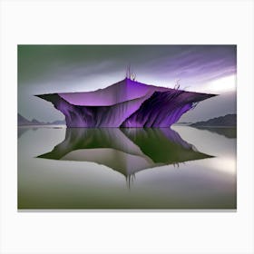 Purple Sphere Canvas Print