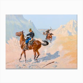 The Advance Guard, Frederic Remington Canvas Print