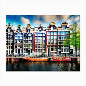 Amsterdam Canals 4 Canvas Print