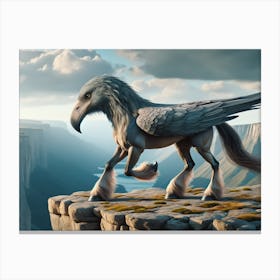 Etheral Fantasy Bird Horse Canvas Print