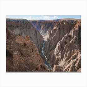 Black Canyon Of The Gunnison Canvas Print