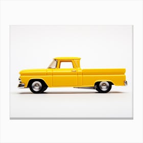 Toy Car Custom 62 Chevy Yellow Canvas Print