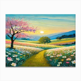 Cherry Blossoms 4 Canvas Print