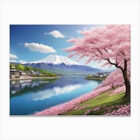 Cherry Blossoms In Japan 6 Canvas Print