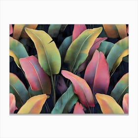 Tropical Leaves 2 Canvas Print