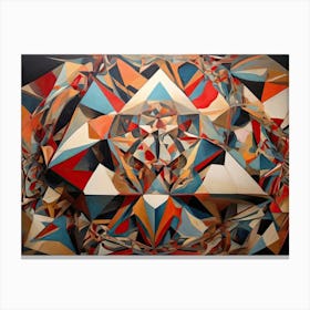 Geometric Shapes Canvas Print