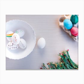 Easter Eggs 444 Canvas Print