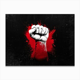 Fist In The Air 2 Canvas Print