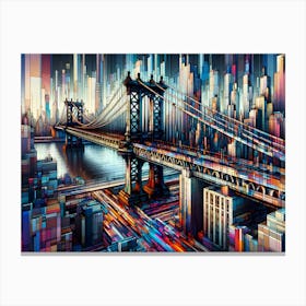 New York Bridge Canvas Print