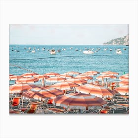 Amalfi Coast Beach Canvas Print
