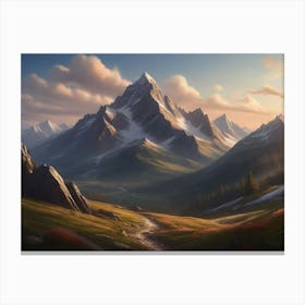 The Mountains Canvas Print