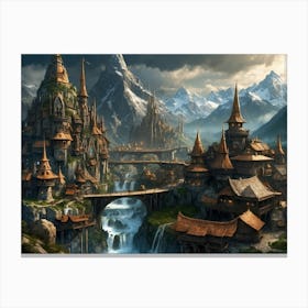 Fantasy City 19 Canvas Print