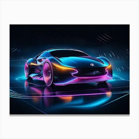 Futuristic Car 9 Canvas Print