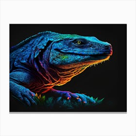 Iguana Light Landscape Canvas Print